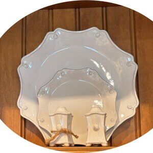 Juliska Berry and Thread Scalloped Salad/Dessert Plate